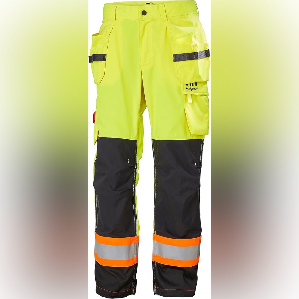 HELLY HANSEN men’s High Visibility  Alta Construction Work Pants #77474